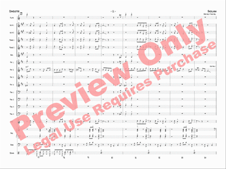 Backlash Backlash Jazz Ensemble scores gallery preview page 14