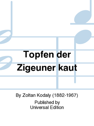 Book cover for Topfen der Zigeuner kaut