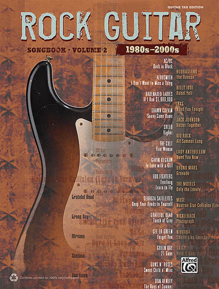 The Rock Guitar Songbook - Volume 2 (1980s-2000s)