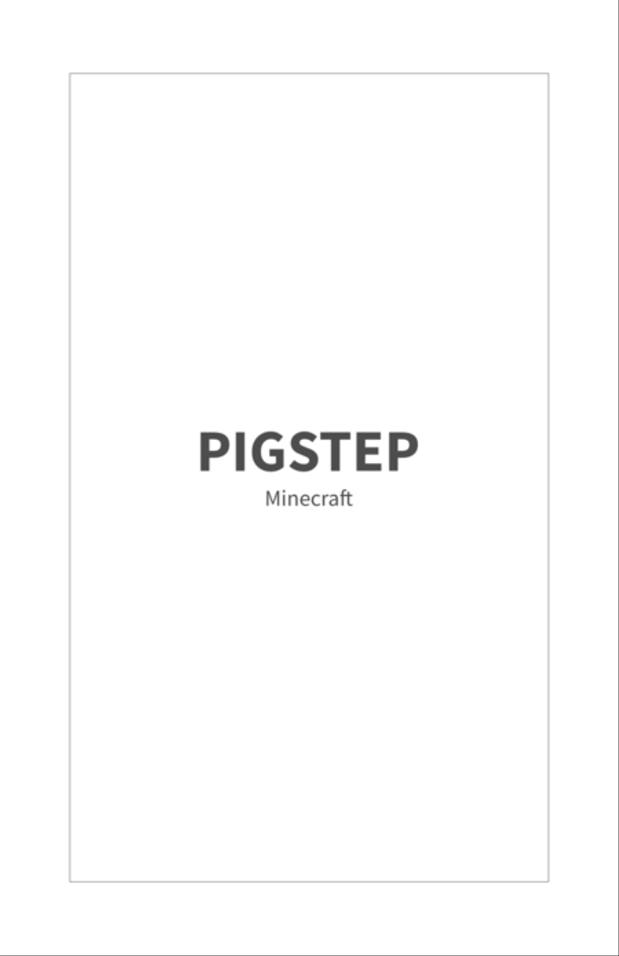 Pigstep (Minecraft) - Concert Band Concert Band scores gallery preview page 3