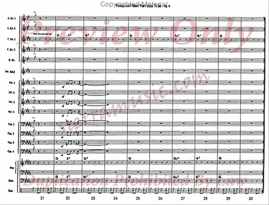 Things Ain't What They Used To Be Jazz Ensemble scores gallery preview page 5