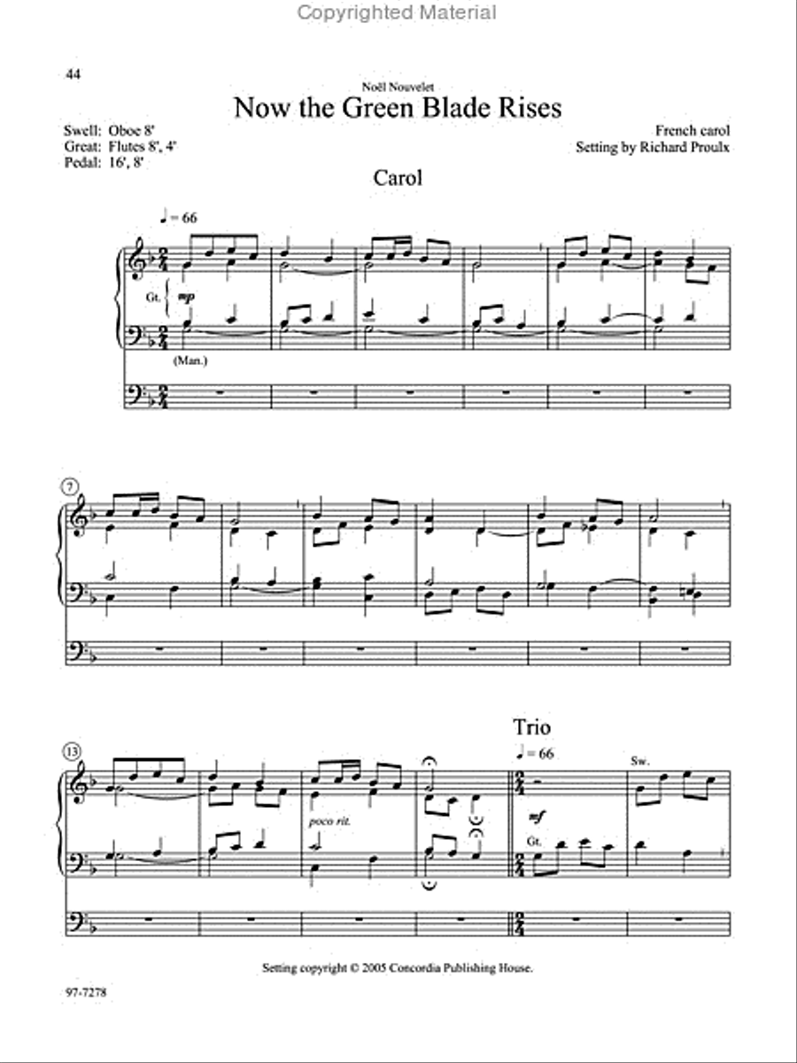 Twelve Hymn Preludes Organ scores gallery preview page 9