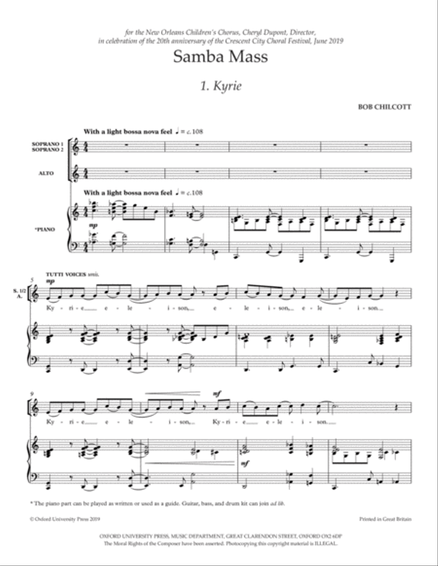 Samba Mass Samba Mass SSA scores gallery preview page 2