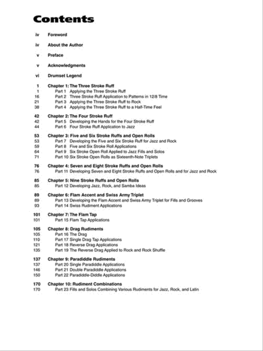 Joe Porcaro's Drumset Method – Groovin' with Rudiments Drum Set scores gallery preview page 3
