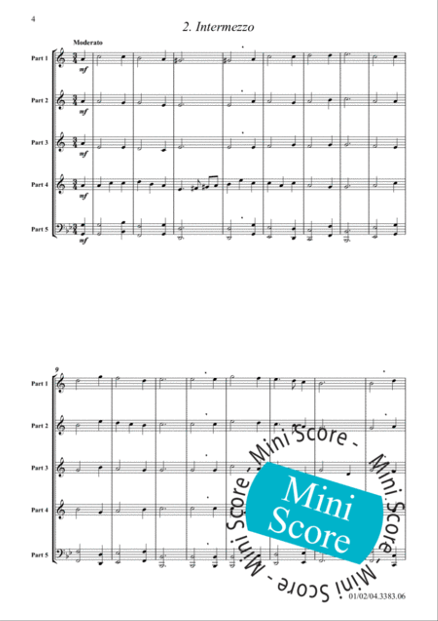 Suite 'Aus dem Lustgarten' Concert Band scores gallery preview page 8