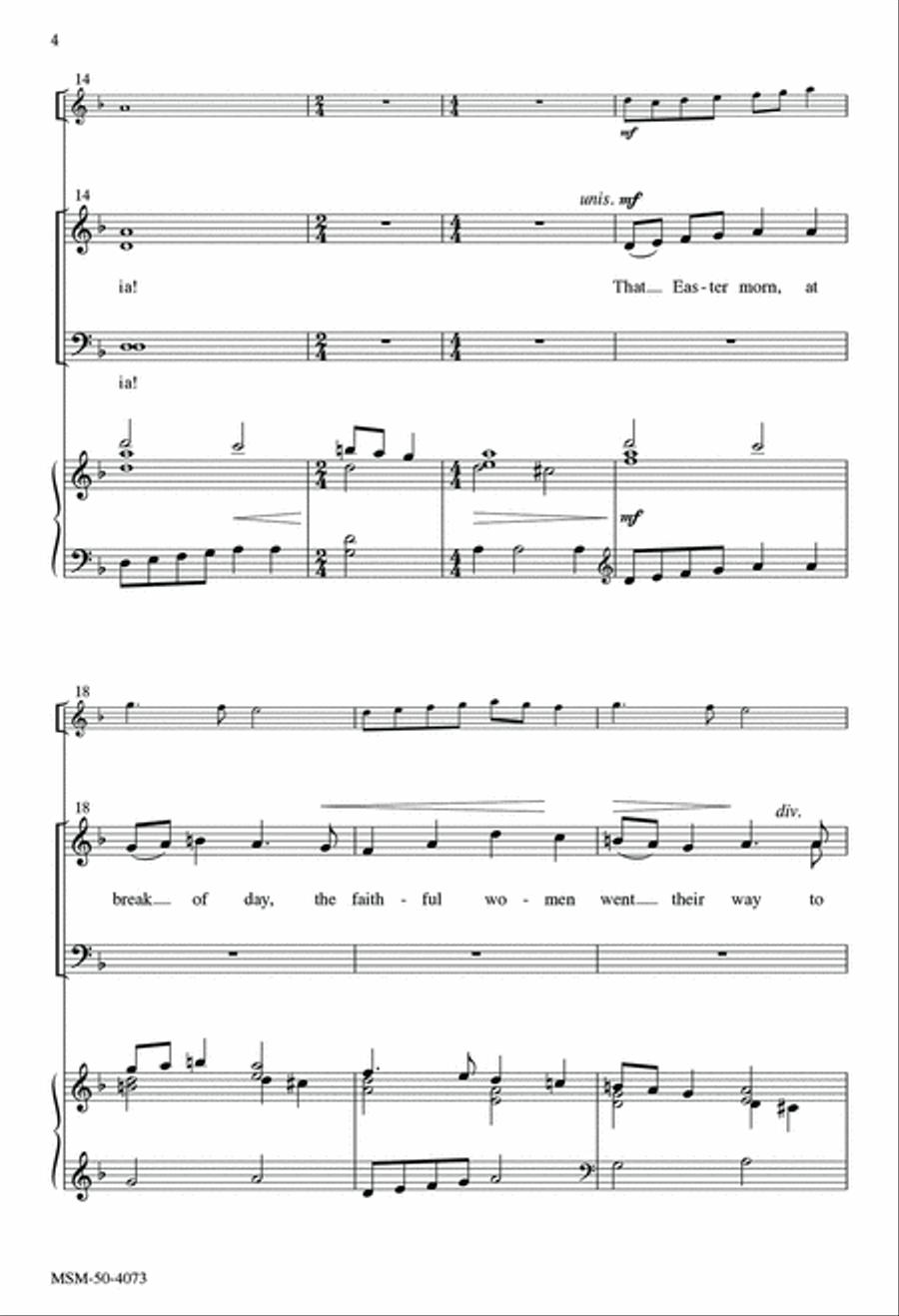 O Sons and Daughters, Let Us Sing 4-Part scores gallery preview page 4