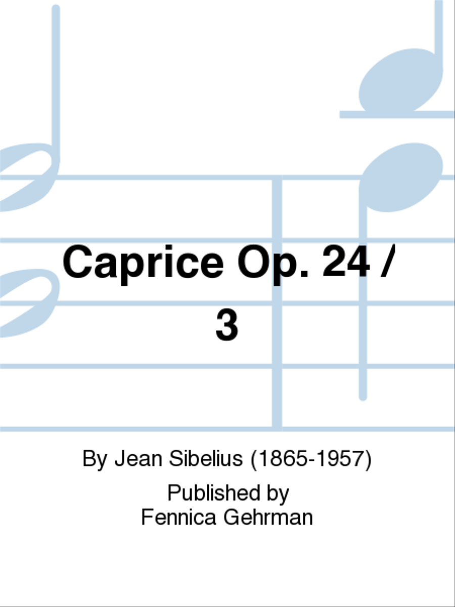 Caprice op 24/3 Caprice op 24/3 Piano Solo scores gallery preview page 1