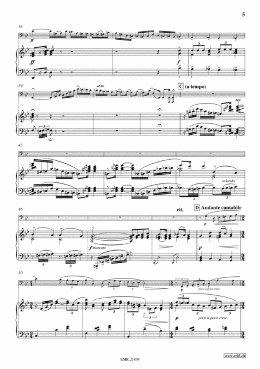Concerto No. 7 Bass Trombone scores gallery preview page 5