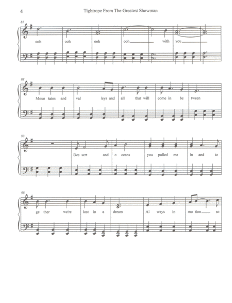 Tightrope Tightrope Small Ensemble scores gallery preview page 4