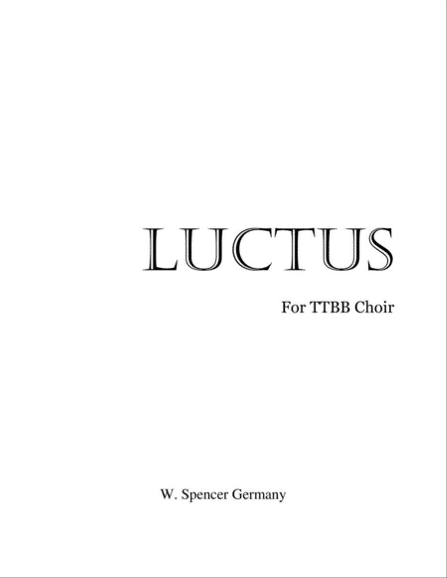 Luctus (TTBB) TTBB scores gallery preview page 1