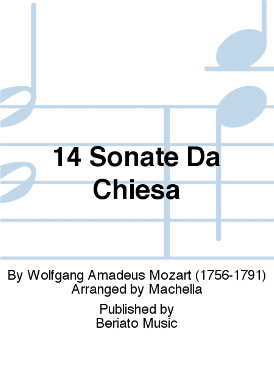14 Sonate Da Chiesa Organ scores gallery preview page 1