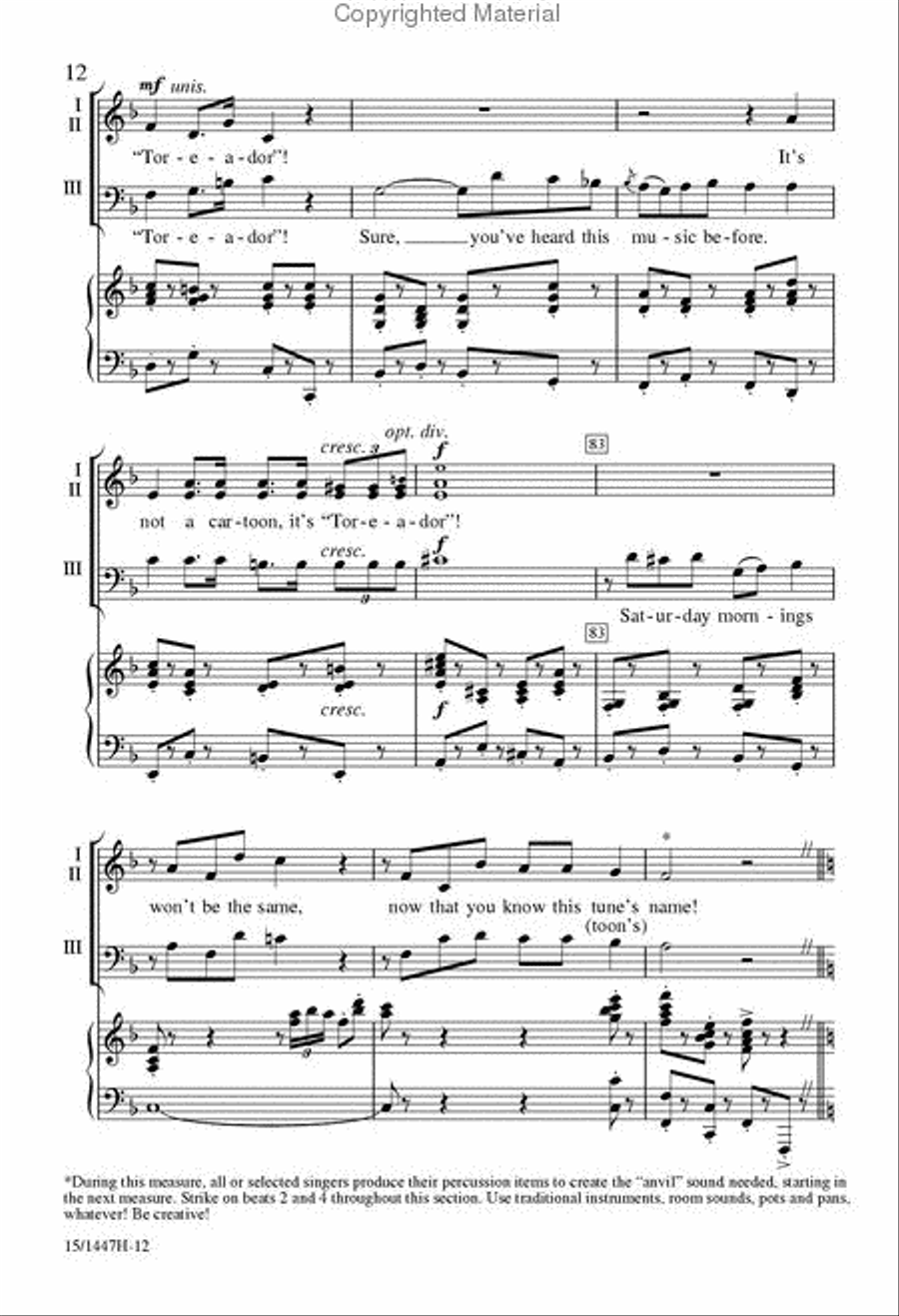 Painless Opera 3-Part scores gallery preview page 11
