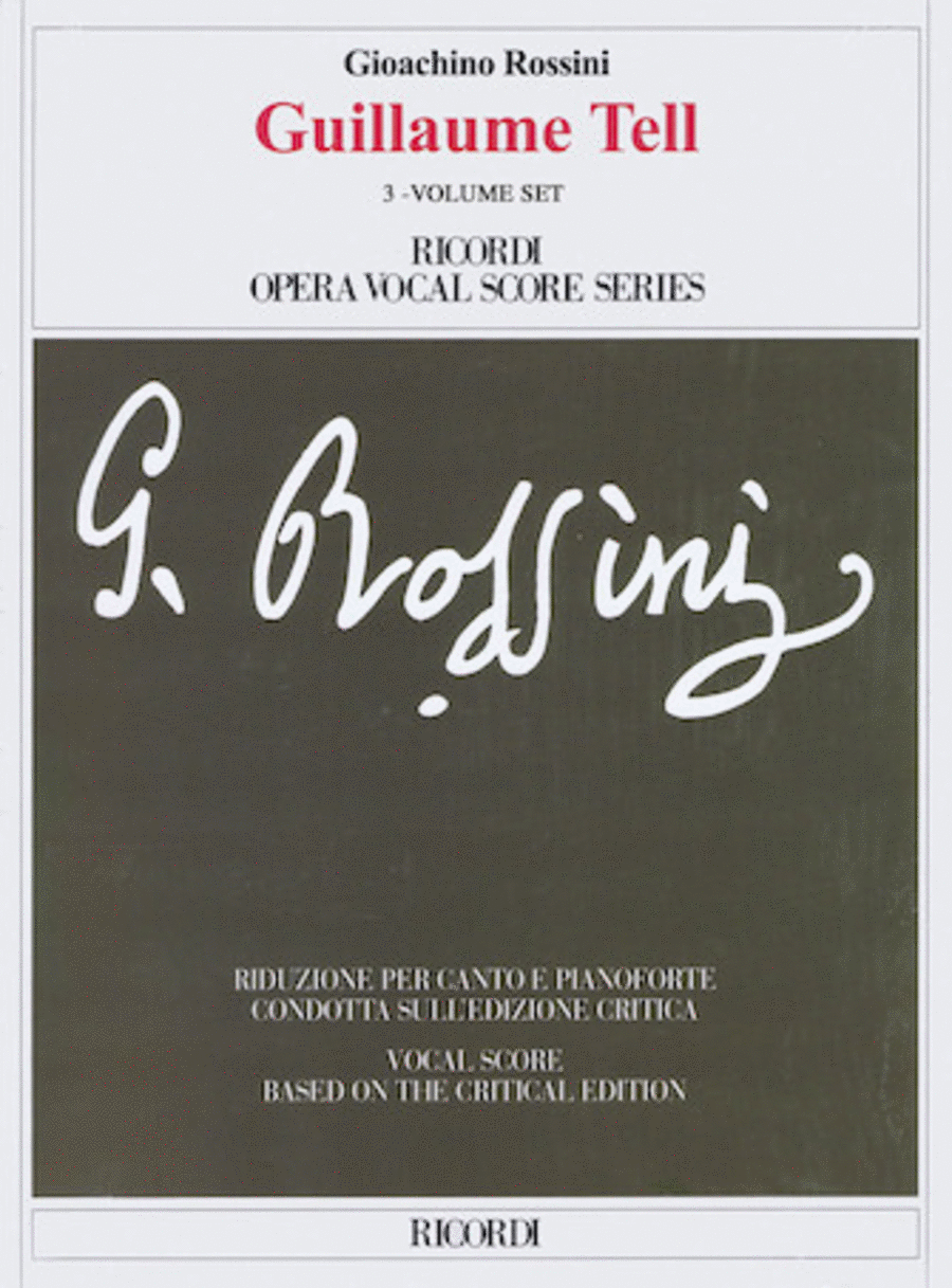 Guillaume Tell Guillaume Tell Voice scores gallery preview page 1