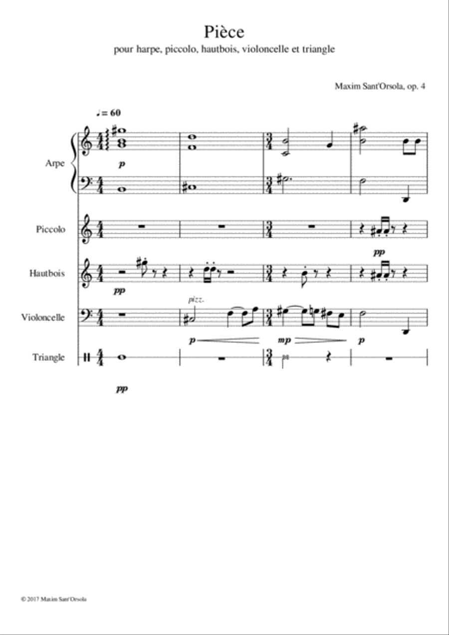 Pièce Small Ensemble scores gallery preview page 1