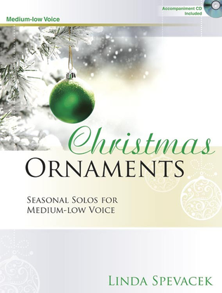 Book cover for Christmas Ornaments - Medium-low Voice