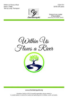 Book cover for Within Us Flows a River - SATB