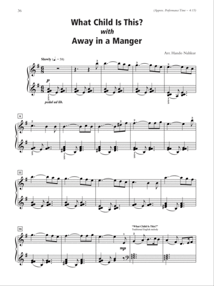 A Holy Night A Holy Night Piano Solo scores gallery preview page 5
