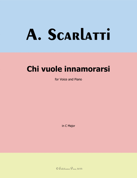 Chi vuole innamorarsi, by Scarlatti, in C Major
