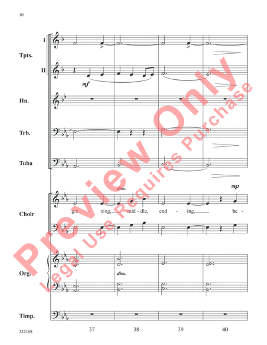 Awake, My Heart Choir scores gallery preview page 11
