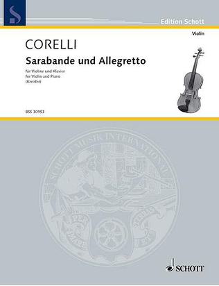 Book cover for Kreisler Mw5 Corelli Sarabande Vln Pft