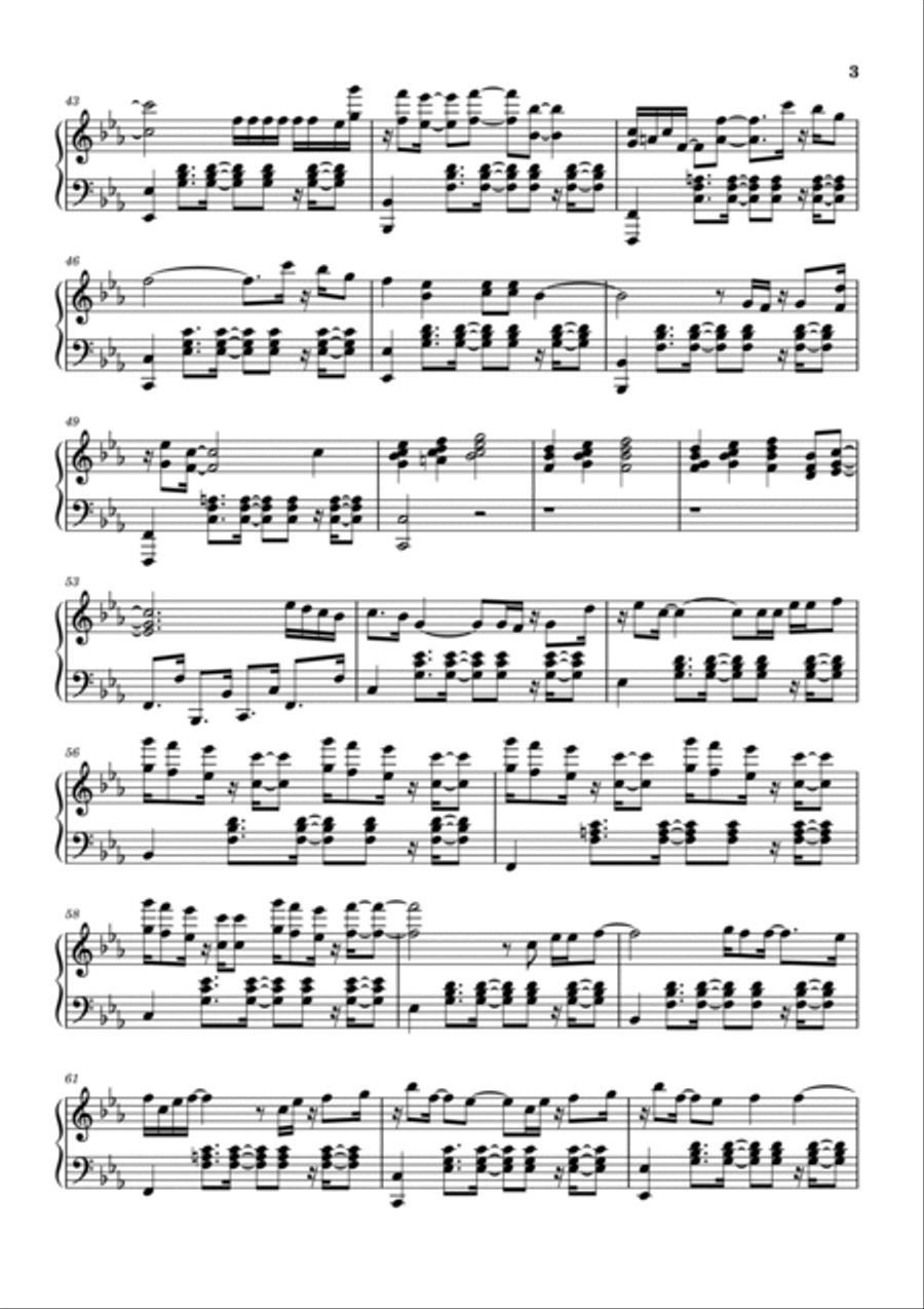 Say Something (feat. Chris Stapleton) Piano Solo scores gallery preview page 3