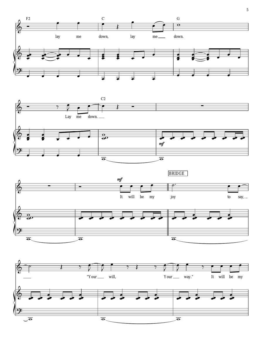 Lay Me Down Acoustic Guitar scores gallery preview page 5