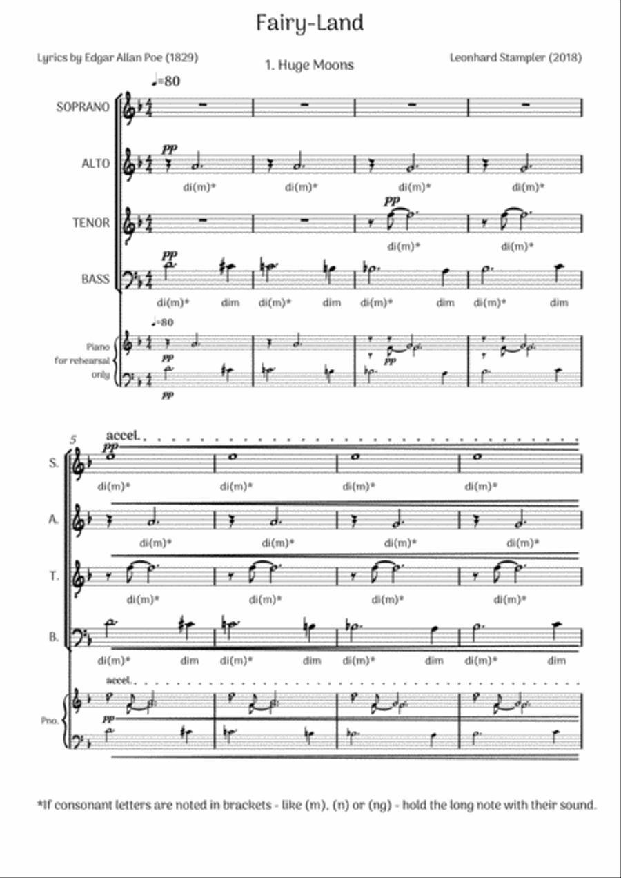 Fairy-Land 4-Part scores gallery preview page 2