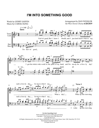 Book cover for I'm Into Something Good
