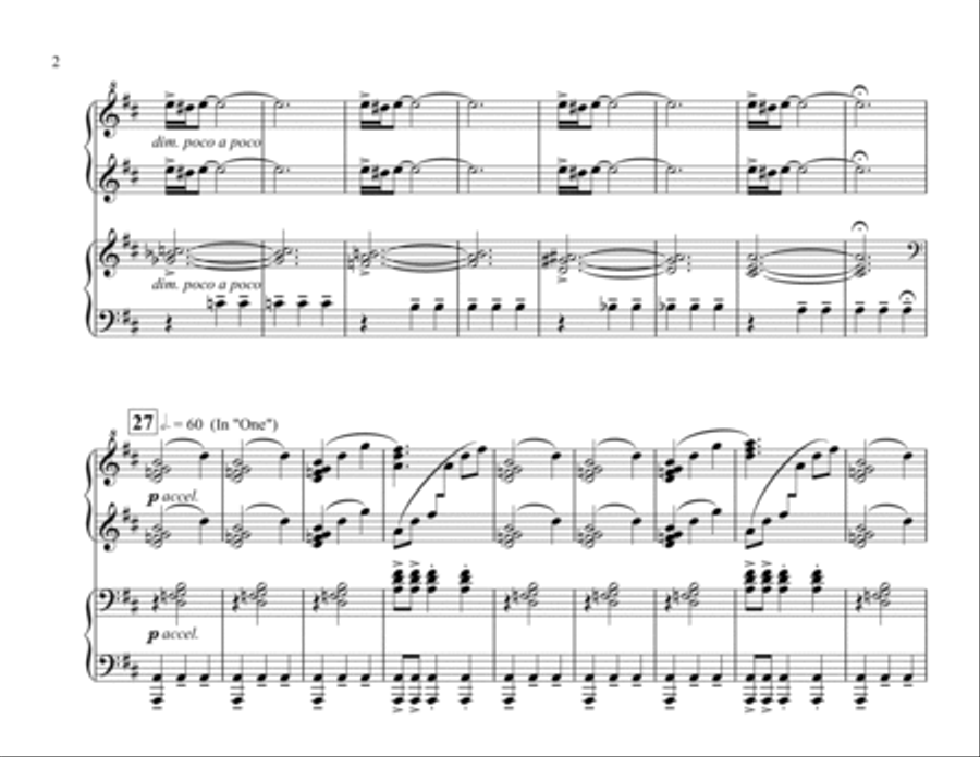 The Carousel Waltz The Carousel Waltz 1 Piano, 4-Hands scores gallery preview page 2