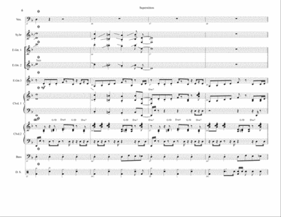 Superstition Large Ensemble scores gallery preview page 6