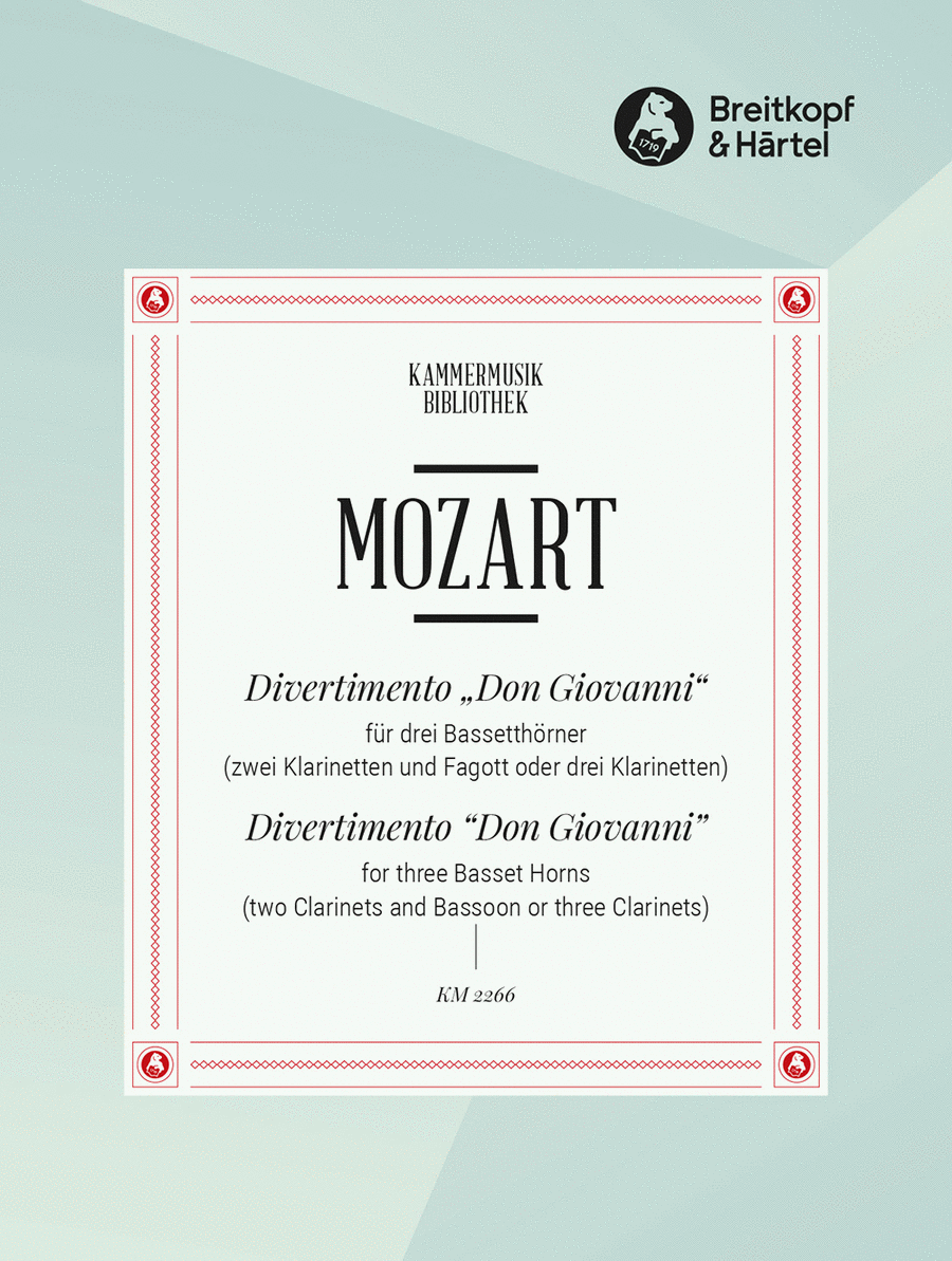Divertimento “Don Giovanni” Bassoon scores gallery preview page 1
