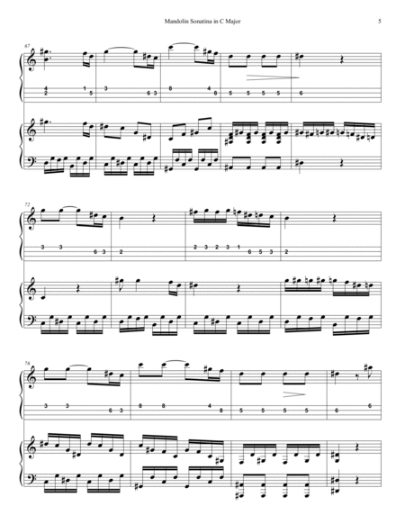 Beethoven - Sonatina in C Major - Mandolin and Piano