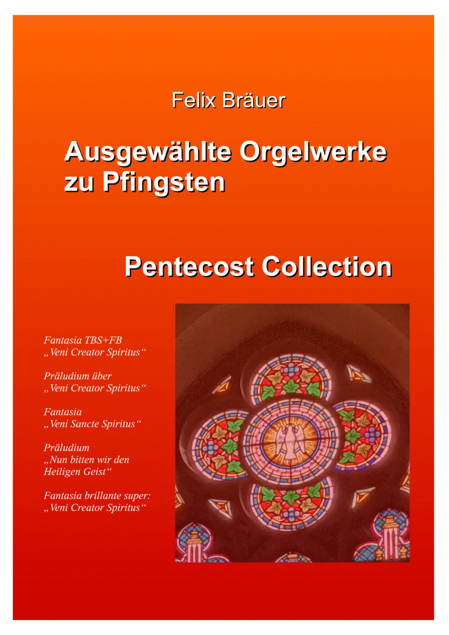 Felix Bräuer: Ausgewählte Orgelwerke zu Pfingsten - Pentecost Collection Organ Solo scores gallery preview page 1
