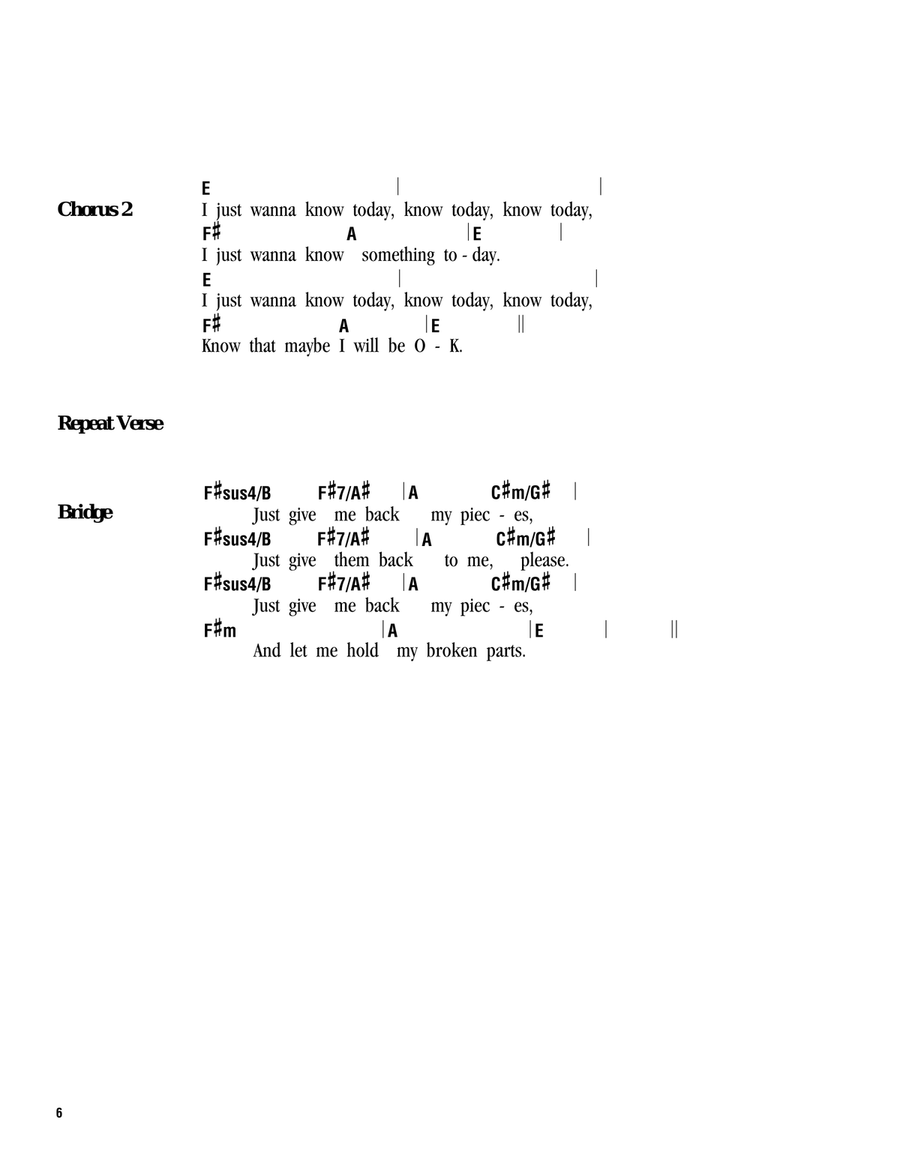 Be OK Acoustic Guitar scores gallery preview page 2