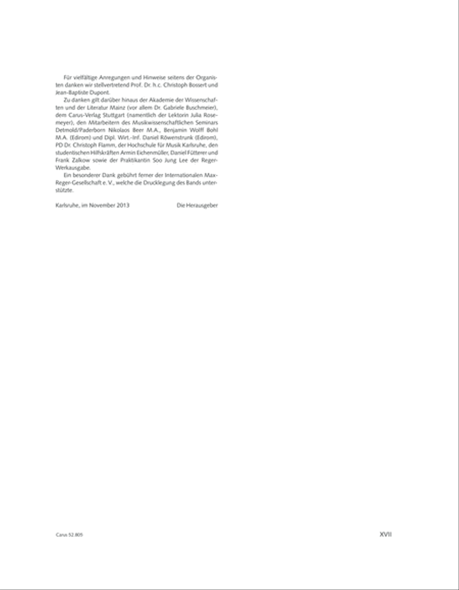 Reger Edition of Work, vol. I/5: Organ pieces I Organ Solo scores gallery preview page 16