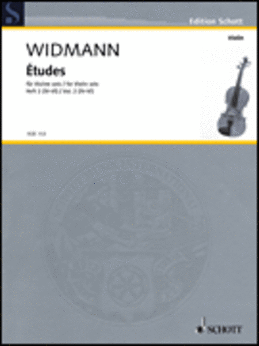 Etudes – Vol. 2 (IV-VI) Violin Solo scores gallery preview page 1