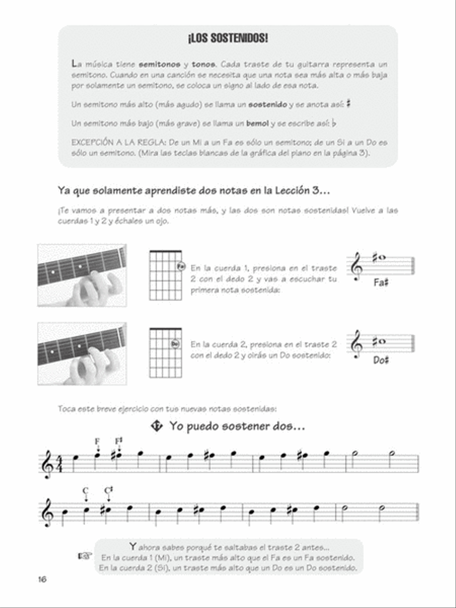FastTrack Guitar Method – Spanish Edition - Level 1 Guitar Tablature scores gallery preview page 8
