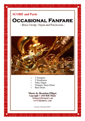 Occasional Fanfare - Brass Group, Organ, and Percussion