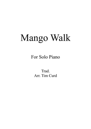 Book cover for Mango Walk. For Solo Piano