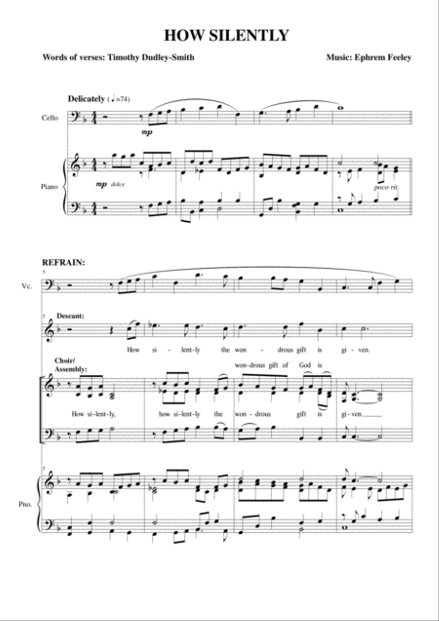 How Silently 3-Part scores gallery preview page 2