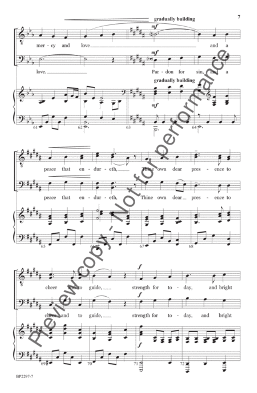Great Is Thy Faithfulness - Forrest - TTBB TTBB scores gallery preview page 8
