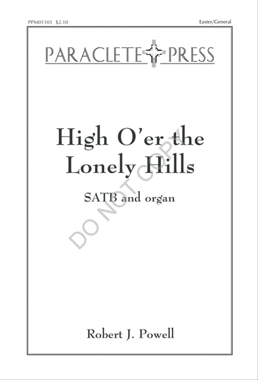 High O'er the Lonely Hills 4-Part scores gallery preview page 2