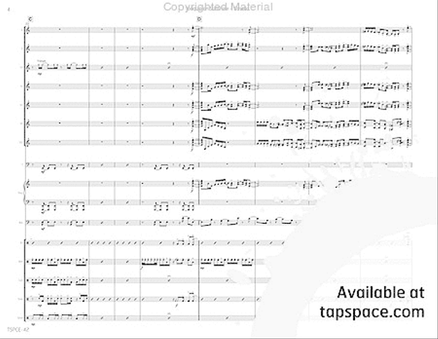 Joaquin on Sunshine Joaquin on Sunshine Percussion Ensemble scores gallery preview page 9