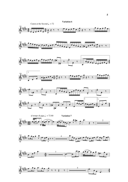 Johann Sebastian Bach/Wehage Goldberg Variations, BWV 988, arranged for SATB saxophone Quartet, bari