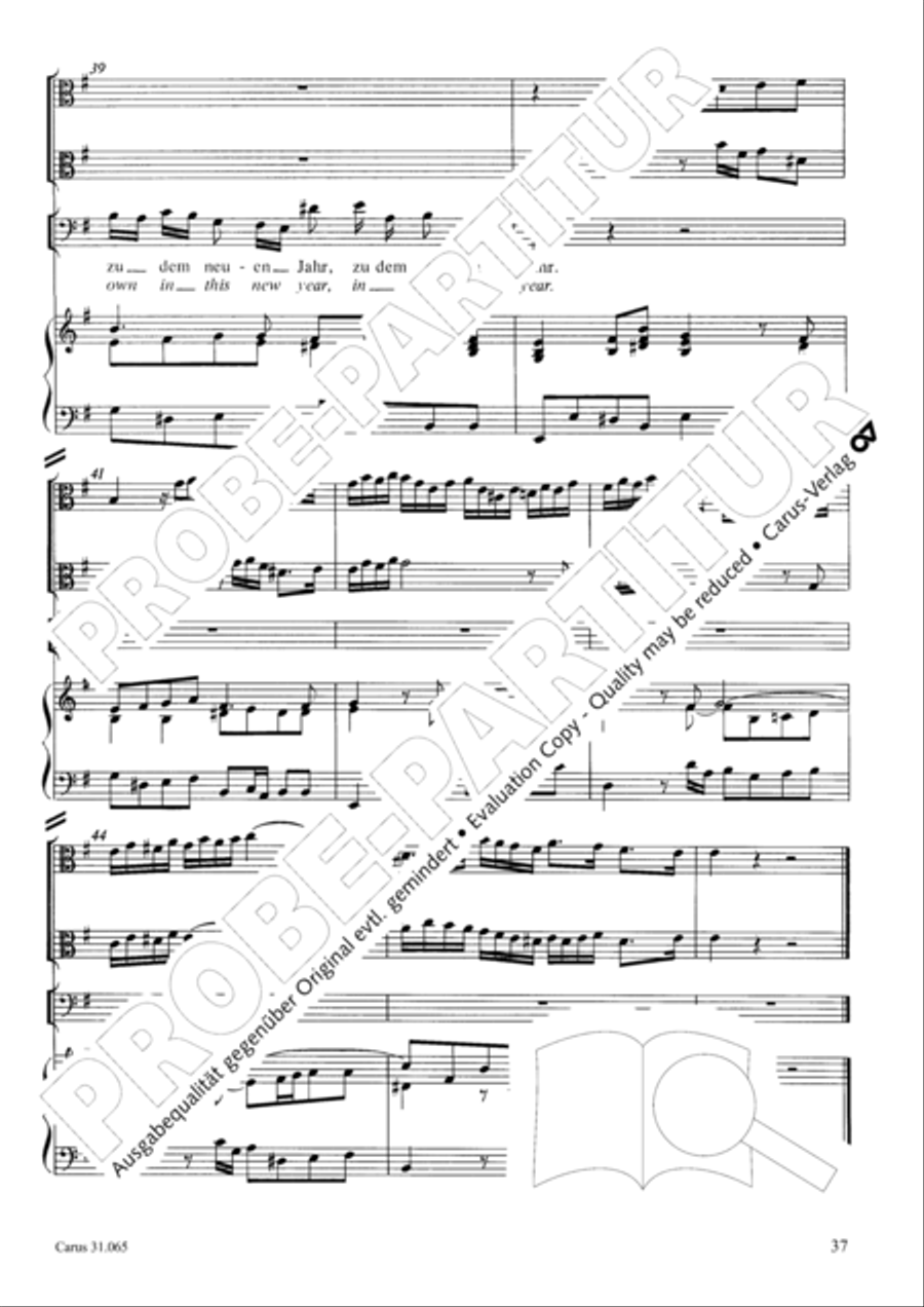 They all shall day come out from Sheba (Sie werden aus Saba alle kommen) TB scores gallery preview page 38
