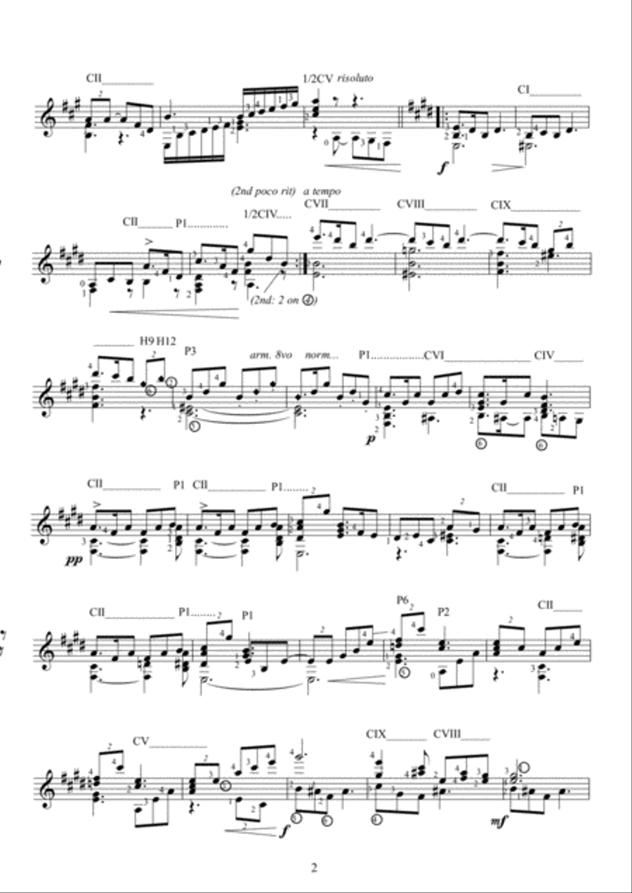 En Bateau Classical Guitar scores gallery preview page 2