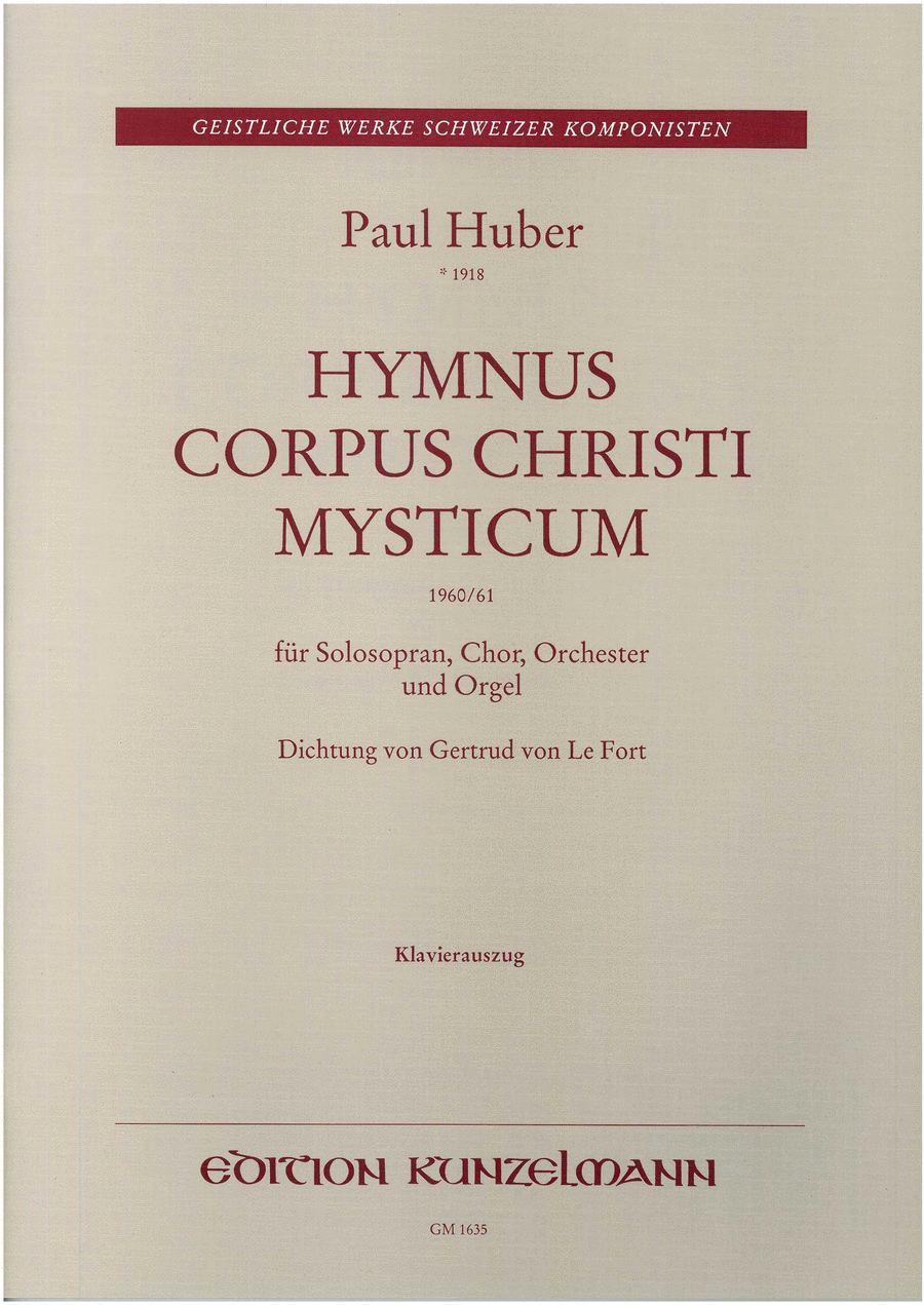 Hymnus Corpus Christi Mysticum Mixed Choir scores gallery preview page 1