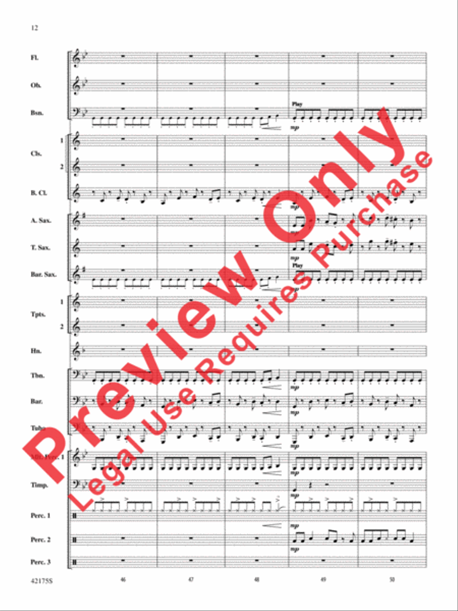 Hyperdrive Concert Band scores gallery preview page 12