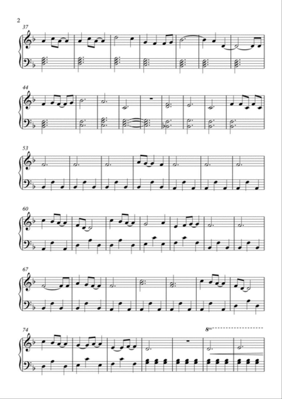 A Thousand Years Easy Piano scores gallery preview page 2