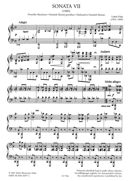 Sonata VII für Klavier